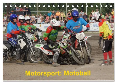 Produktbild von Motorsport: Motoball (Tischkalender 2027 DIN A5 quer), CALVENDO Monatskalender