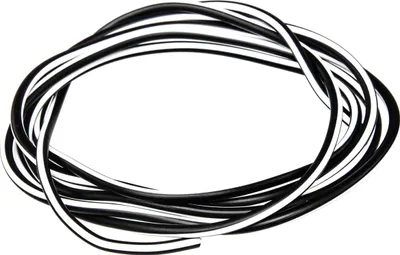 Produktbild von Kabel - Schwarz/Weiß 0,50mm² Fahrzeugleitung - 1m