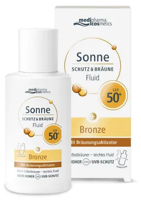 Immagine prodotto di Fluido solare e abbronzante Bronze SPF 50+ 50 ml