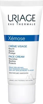 A product shot of a tube of face cream.