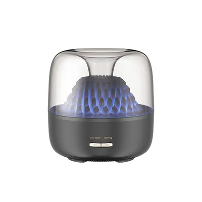 Produktbild von 2 in 1 Aroma Diffuser,200 ml Duftlampe Öle Diffusor mit Nachtlicht und Fernbedienung,Kabelloser Vernebler Diffusor für Raum,Büro,Yoga,Spa,Schwarz
