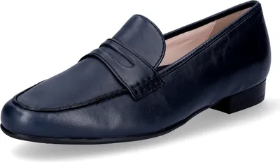 Zdjęcie produktu dla Ara damski skórzany loafers niebieski nappa 4.5