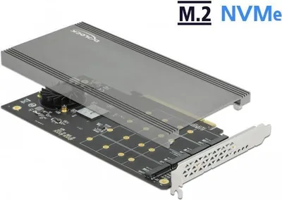 Image de DELOCK PCI Express x16 Karte > 4x intern NVMe M.2 Key M