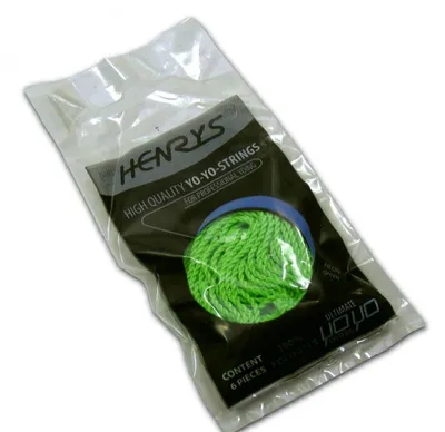 Produktbild von Henrys YoYo Ersatzschnüre neonorange 6 Stück