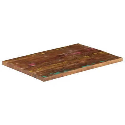 Immagine prodotto di Piano Tavolo 90x60x3,8 cm Rettangolare in Massello di Recupero