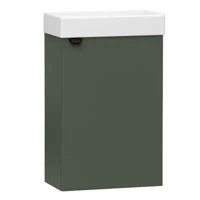 Produktbild von Waschtisch mit Unterschrank GIZO 40 cm Grüne hängend Badmöbel