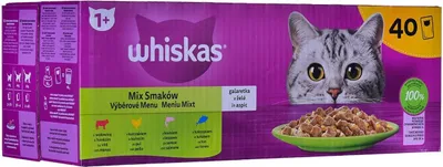 Produktbild von WHISKAS Mix Favourites in jelly - Nassfutter für Katzen - 40x85 g