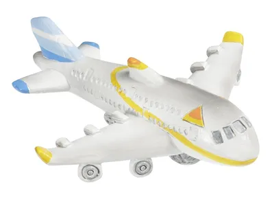 Produktbild von Miniatur Flugzeug, ca.  9 x 7,5 cm, Polyresin