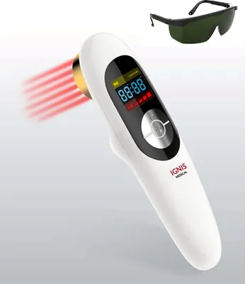 Produktbild von Lasertherapiegerät zur Schmerzbehandlung - Effektive Therapie für Knie, Schulter, Rücken und Gelenke