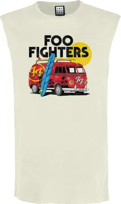Image de Amplified - "Camper Van" Haut sans manches pour homme GD1839 (M) (Blanc cassé)