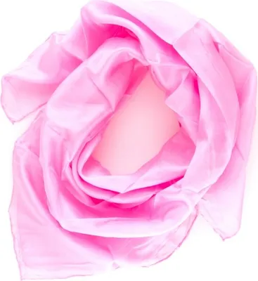 Produktbild von Seidentuch Halstuch Tuch  rosa altrosa Seide 90x90cm