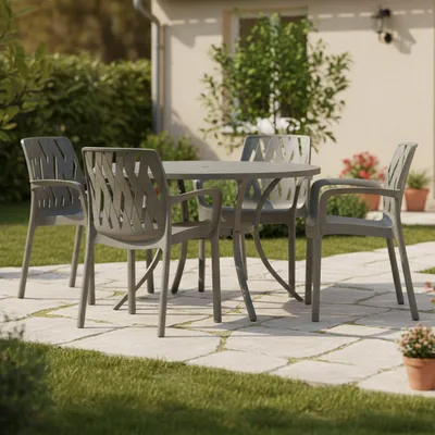 Produktbild von Rumley – Gartenstuhl, Grün, 4 Stühle Italy