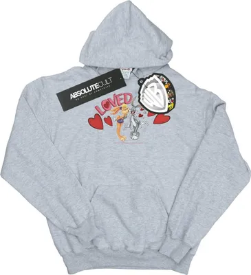 Produktbild von Looney Tunes - "Valentine's Day Loved Up" Kapuzenpullover für Damen BI9845 (S) (Grau)