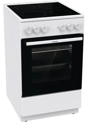 Immagine prodotto di Gorenje GEC5A 21 WG Cucina elettrica a colonna con piano cottura in vetroVetroceramica, 60 cm, bianco