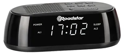Produktbild von Roadstar CLR2477, Uhr, Digital, FM, PLL, LCD, 1,52 cm (0.6"), Weiß