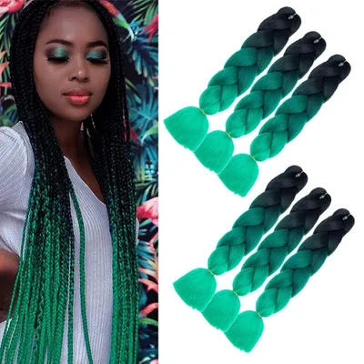 Productafbeelding van Ombre Jumbo Vlecht Haar Extensions 24 Inch