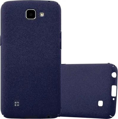 Produktbild von Cadorabo Schutzhülle für LG K4 2016 Hülle in Blau Etui Hard Case Handyhülle Cover