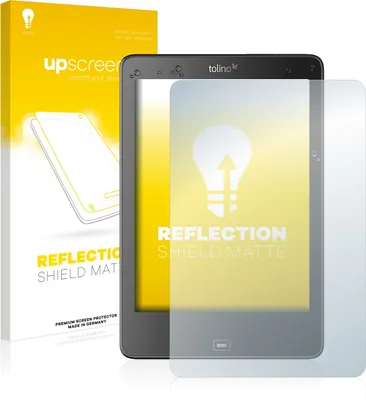 Produktbild von upscreen Schutzfolie für Tolino Epos Displayschutz Displayschutzfolie Folie Matt Entspiegelungsfolie