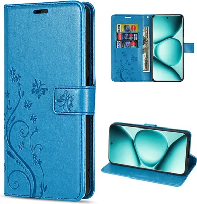 Produktbild von Hülle für Xiaomi Redmi Note 15 Pro+ Handyhülle Wallet Case Klapphülle in Blau