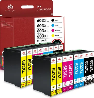 Produktbild von 16er-Pack kompatible Epson 603XL Druckerpatronen für 603 XL Druckerpatronen für Epson Expression Home XP-3100 XP-4100 XP-2100 XP-2105 XP-3105 XP-4105