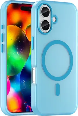 Produktbild von Mobigear Shockproof iPhone 17 MagSafe Hülle Hardcase Backcover - Blau