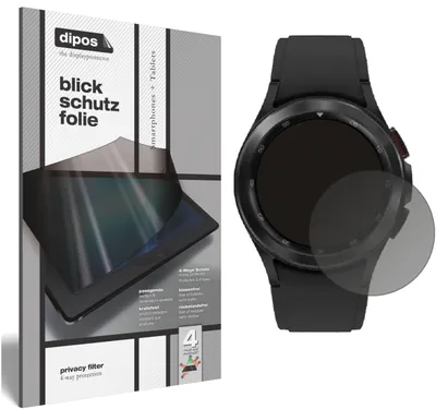 Produktbild von Blickschutzfolie für Samsung Galaxy Watch 4 (40 mm) matt Schutzfolie Folie Display Schutz dipos