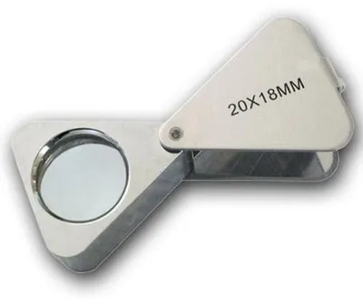 Produktbild von SAFE 9538 Metall-Präzisions-Lupe Durchmesser 18 mm 20-fache Vergrößerung