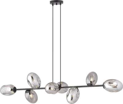 Obrázek produktu pro Lustr Emibig 8xE14 10W PANDORA 8 grafitových stínidel 1263/8