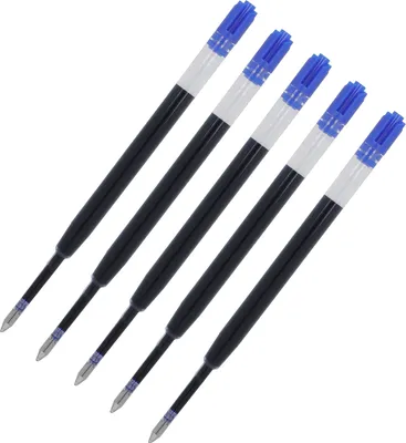 Produktbild von Nachfüllpack 5 Stück Ersatzmine Kulimine Gelmine 0,7 mm Nachfüller Blau Gelstift