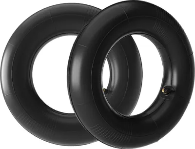 Image de Wiltec Chambre à air 2.80/2.50-4 pour petit pneu – 100 mm / 215 mm – Valve coudée TR87 – capacité de charge max. 80 kg – pour Roue Brouette Chariot Diable Scooter