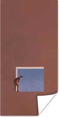 Produktbild von MuchoWow® Poster Mensch - Jahrgang - Design 40x80 cm - Dekoration