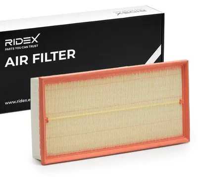 Produktbild von RIDEX 8A0072 Luftfilter für VW Touareg (7LA, 7L6, 7L7) Rechteckig