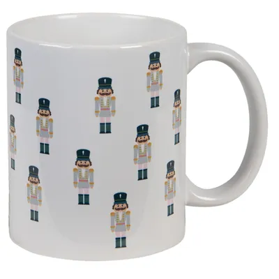 Produktbild von Clayre & Eef Tasse 300 ml Weiß Keramik Nussknacker