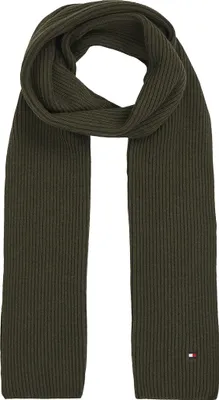 Produktbild von Tommy Hilfiger Schal Essential Flag Scarf männlich 790-20060 KHAKI/Army Green onesize