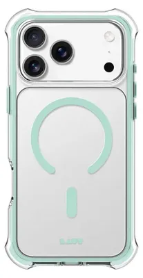 Produktbild von LAUT AERO PROTECT, Cover, Apple, iPhone 17 Pro Max, 17,5 cm (6.9"), Mintfarbe, Transparent
