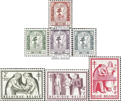 Produktbild von Briefmarken Belgien 1956 Mi 1047-1053 (kompl.Ausg.) postfrisch Tuberkulose