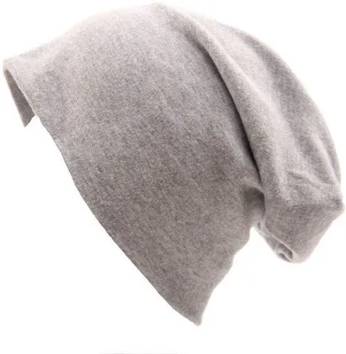 Produktbild von Elastische Mütze für Damen und Herren, 54 cm Umfang, Lichtgriß