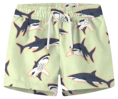 Produktbild von NAME IT Jungen Nmmzice Swim Shorts, Lime Cream, 116