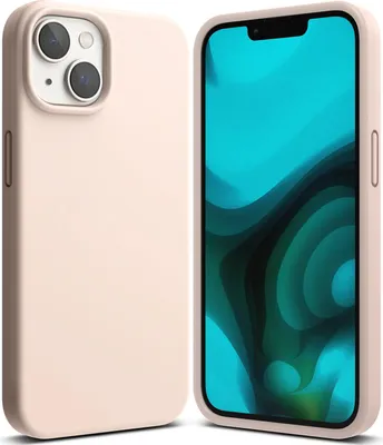 Productafbeelding van Ringke Apple iPhone 14 Plus 6.7 inch, siliconen hoesje, roze zandkleur