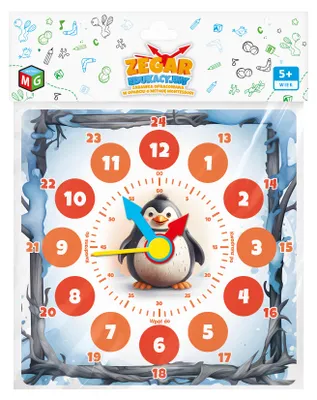 Produktbild von Zegar Edukacyjny Pingwin dla Dzieci