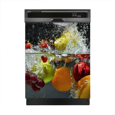 Produktbild von Magnete Dekorative 60x70 cm Küche Magnetmatte Spülmaschine - Farbige Früchte