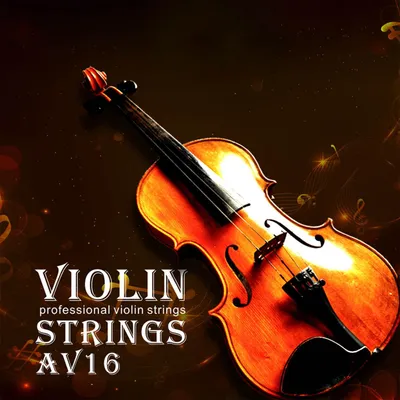 Image de Cordes universelles pour violon et violon, jeu complet (E-A-D-G), âme en acier, filé maillechort, avec extrémité boule nickelée pour violons 4/4 3/4 1/2 1/4 1/8