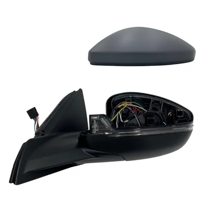 Obrázek produktu pro BILMAX Náhrada levého vnějšího zpětného zrcátka pro Opel Corsa F (P2JO), Corsa-e (68) | Peugeot 208, e-208 2019-2024 Elektricky nastavitelné, elektricky sklopné