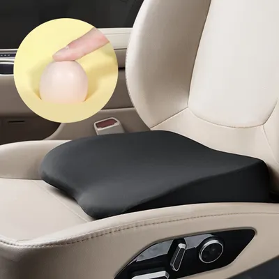 Produktbild von Sitzkissen, Autositzkissen, keilkissen Ergonomisches, 32×41×9 cm, Rückenkissen, Orthopädisches Stuhlkissen, Steißbeinkissen mit Memory Foam, Gelkissen