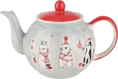 Produktbild von Mila Keramik-Teekanne X-Mas Cats | ca 1,2 Liter