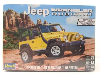 Produktbild von Jeep Wrangler Rubicon Pick Up Kunststoffbausatz Modellauto 1:25 Revell
