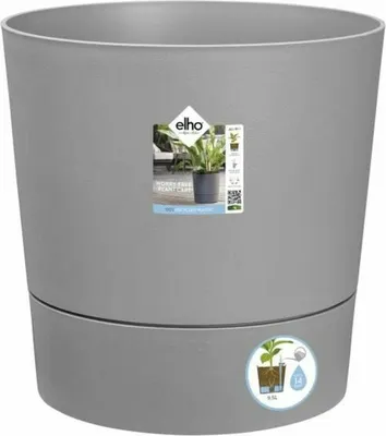 Produktbild von ELHO - Blumentopf - Greensense Aqua Care Round 43 - Light Cement - Innen/Außen - Ø 43 x H 42,5 cm