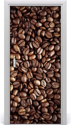 Produktbild von Tulup Türaufkleber 95x205 cm Dekorative Aufkleber Selbstklebend Wasserdichte Tapete Abnehmbar Schlafzimmer Wohnzimmer Wohnkultur - Kaffeebohnen
