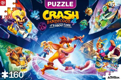 Productafbeelding van Good Loot kinderpuzzel Crash Bandicoot 4: Het is tijd! (160 stukjes)