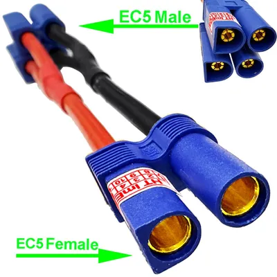 Produktbild von RC EC5 Parallel Adapter Ladekabel für LiPo Akku Hochstrom 12AWG